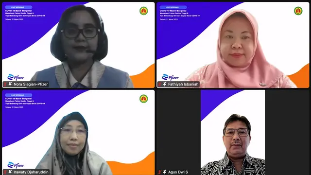 Webinar Pasien COVID-19 yang Berpotensi Mengalami Gejala Berat Kini Dapat Mengurangi Rawat Inap dan Risiko Kematian bersama Pfizer Indonesia dan PDPI