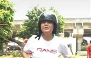 Nagita Slavina ikut lomba 17-an (TikTok/lookaatme.id)