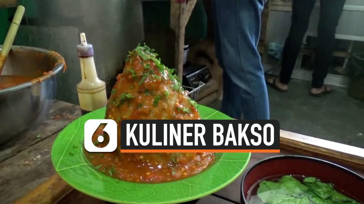 Video Mencicip Kuliner Unik Bakso Tumpeng Merapi Regional