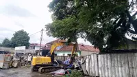 Eksekusi lahan di Kecamatan Palabuhanratu Kabupaten Sukabumi diwarnai aksi protes warga (Liputan6.com/Fira Syahrin).