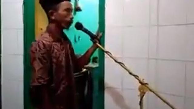 video bangunin sahur viral