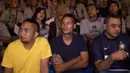 Pesepakbola Persita Tanggerang, Raphael Maitimo (tengah) turut menghadiri acara puncak Gathering Nasional Inter Club Indonesia ke-4 di GWK, Bali, Sabtu (29/8/2015). (Bola.com/Vitalis Yogi Trisna)