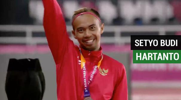 Berita video Setyo Budi Hartanto sumbang medali perak di ajang Asian Para Games 2018.