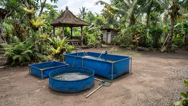 Memilih Kolam Terpal yang Tepat untuk Pemula