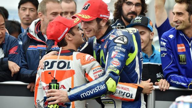 Dani Pedrosa pebalap MotoGP dari tim Honda berhasil menjadi juara di MotoGP Jepang, namun  justru Valentino Rossi yang diuntungkan karena melebarkan jarak poin dengan Jorge Lorenzo dalam perburuan titel juara dunia MotoGP musim 2015.