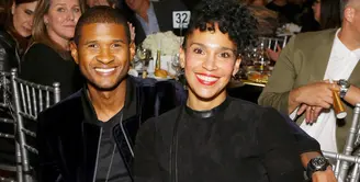Usher dan sang istri Grace Miguel bercerai usai dua tahun menikan dan hampir 10 tahun bersama. (Tiffany Rose/Getty Images)