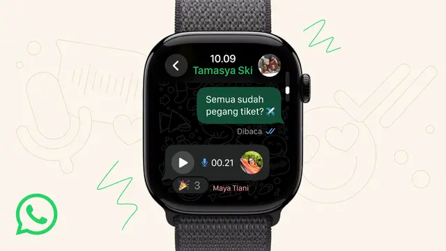 Aplikasi WhatsApp Akhirnya Hadir di Apple Watch