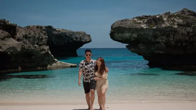 Bulan madu Syifa adik Ayu Ting Ting dengan Nanda Fachrizal (Foto: Instagram/@nandafachrizaal)