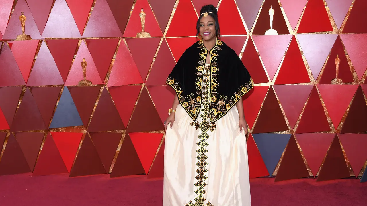 Tiffany Haddish saat menghadiri Academy Awards ke-90 di Hollywood, California