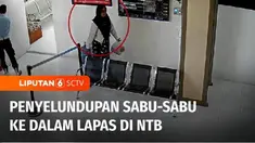 Penyeludupan sabu-sabu ke dalam lapas di Lombok Barat, Nusa Tenggara Barat, yang dilakukan seorang wanita terekam kamera pengawas. Untuk mengelabui petugas, narkotika itu dikemas dalam bentuk makanan ringan.