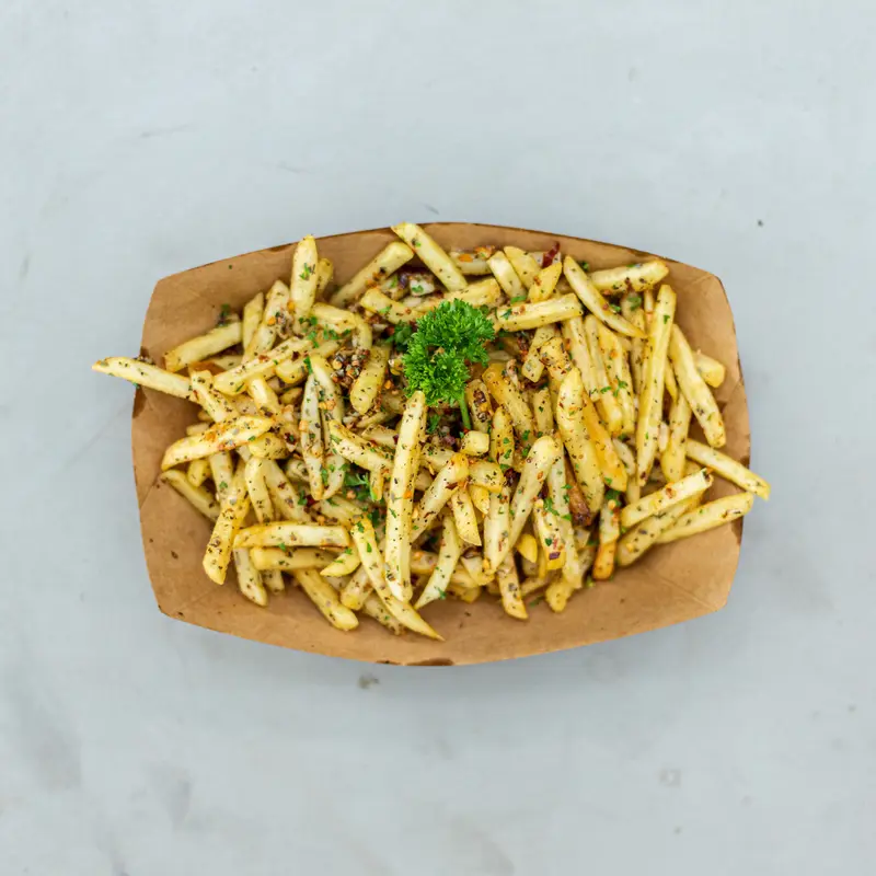 Contoh ilustrasi garlic fries