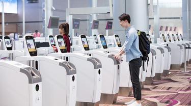 Super Canggih, Bandara Changi Terapkan Sistem Tanpa Loket