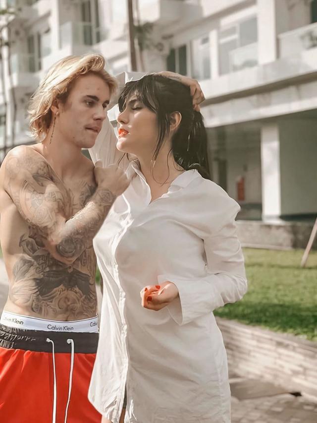 6 Editan Foto Justin Bieber Bareng Seleb Indonesia, Bikin Ngakak