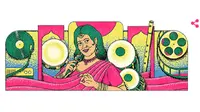 Ellya Khadam jadi Google Doodle (Foto: Screenshot google.co.id)