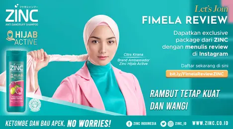 Fimela Product Review Bersama Zinc Hijab Active