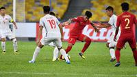 Timnas Indonesia U-16 di Piala AFC U-16 melawan Vietnam. (AFC)