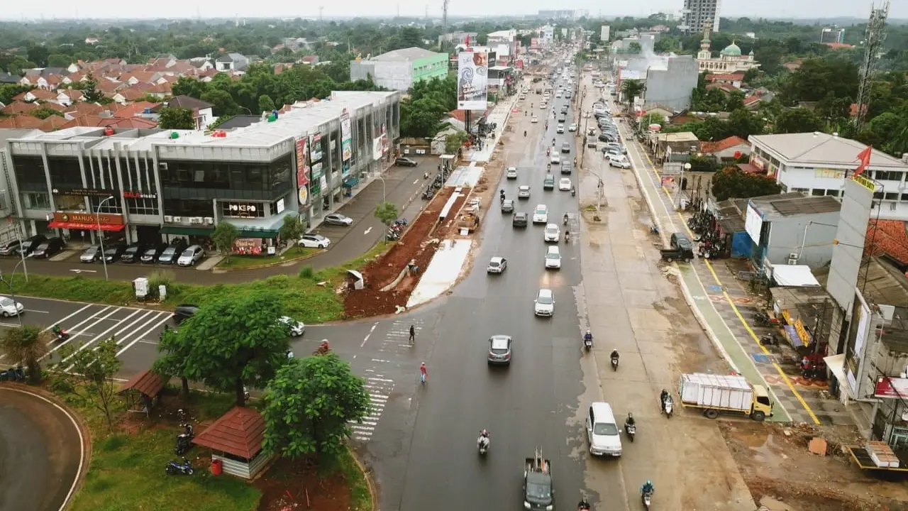 Pemkot Tangsel Lakukan Pelebaran dan Perbaikan Jalan dalam Upaya Peningkatan Infrastruktur