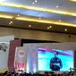 Presiden Jokowi menghadiri Hari Pers Nasional (HPN) 2019 di Surabaya. (Liputan6.com/Maulandy Rizky Bayu Kencana)