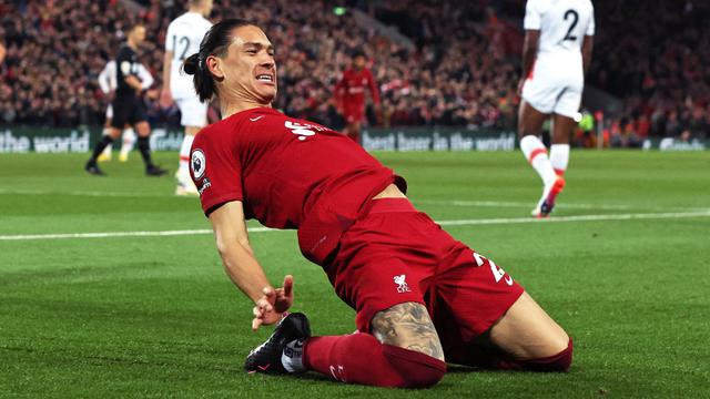 Foto: Gol Perdana Darwin Nunez di Anfield Bawa Liverpool Menang atas West Ham di Liga Inggris