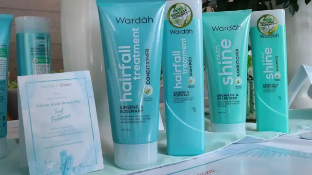 Rangkaian Wardah Shampoo untuk rambut indahmu