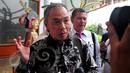 Kuasa hukum Bareskrim memberikan keterangan kepada awak media usai menjalani sidang praperadilan terkait penangkapan penyidik KPK Novel Baswedan di PN Jakarta Selatan, Jumat (29/5/2015). (Liputan6.com/Yoppy Renato)