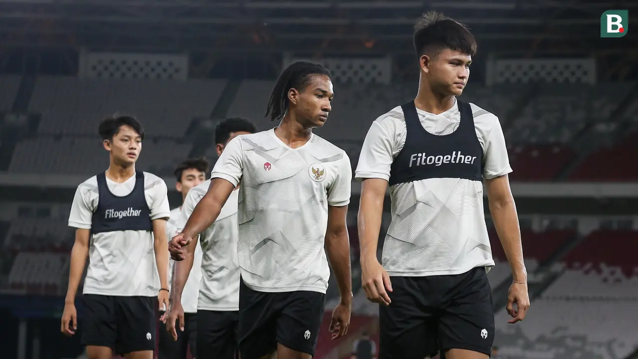 Foto: Latihan Resmi Timnas Indonesia U-22 Jelang Laga Uji Coba Internasional Melawan Lebanon