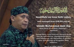 Ketua Dewan Syuro Masjid Jogokariyan Yogyakarta Muhammad Jazir meninggal dunia