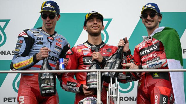 Podium Main Race MotoGP Malaysia 2023