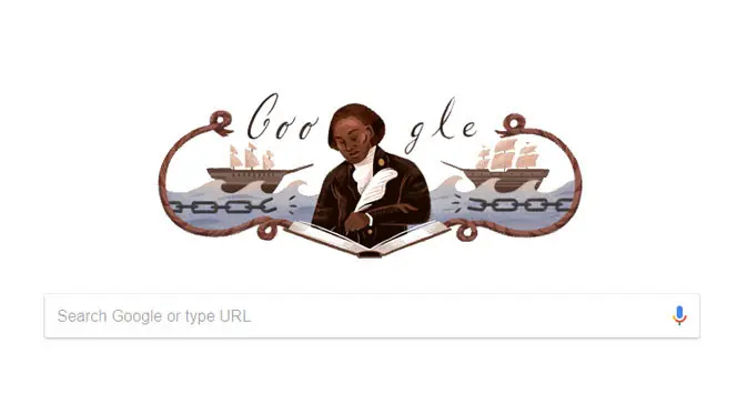 Olaudah Equiano jadi Google Doodle hari ini. (Doc: Google)