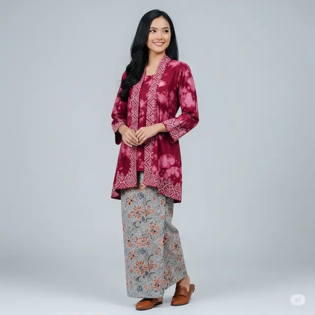 7 Model Batik Jumputan Modern untuk OOTD Stylish dan Elegan