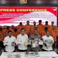 Konferensi pers Operasi Anti Narkoba oleh Polda Riau dan Polres jajaran. (Liputan6.com/M Syukur)