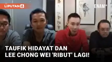 Taufik Hidayat dan Lee Chong Wei