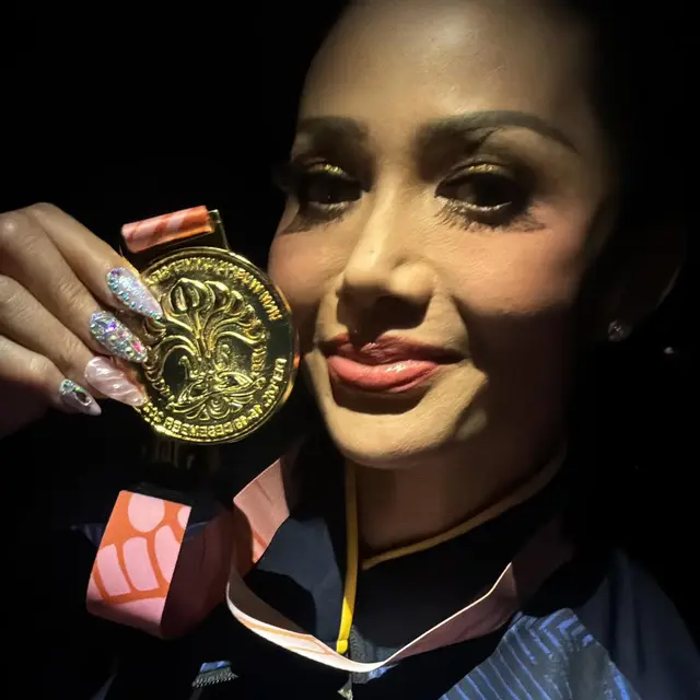 Potret Kris Dayanti Ikuti Kejuaraan Wushu Nasional Open