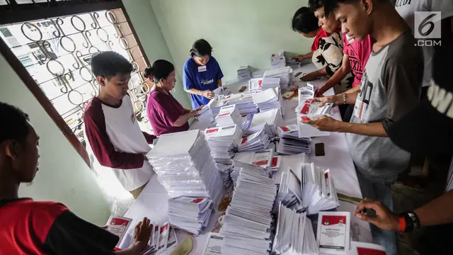 Pelipatan Surat Suara KPU Jakarta Pusat