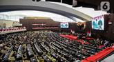 Suasana rapat Paripurna pembukaan masa persidangan I DPR tahun sidang 2022-2023 di Gedung Nusantara, Kompleks Parlemen, Senayan, Jakarta, Selasa (16/8/2022). (Liputan6.com/Johan Tallo)