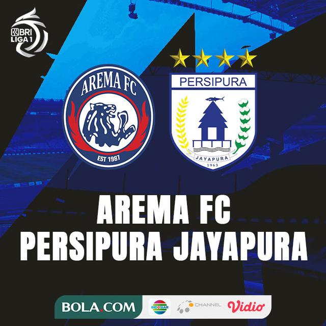 BRI Liga 1 - Arema FC Vs Persipura Jayapura