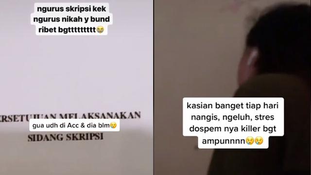 Stres Selesaikan Skripsi, Wanita Ini Nangis dan Mengeluh Setiap Hari