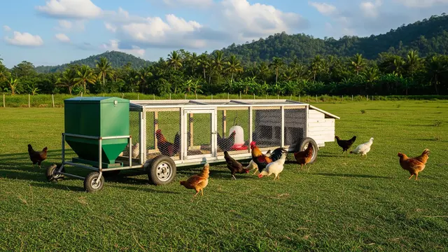 Kandang Ayam Multifungsi Sekaligus Tempat Penyimpanan Pakan