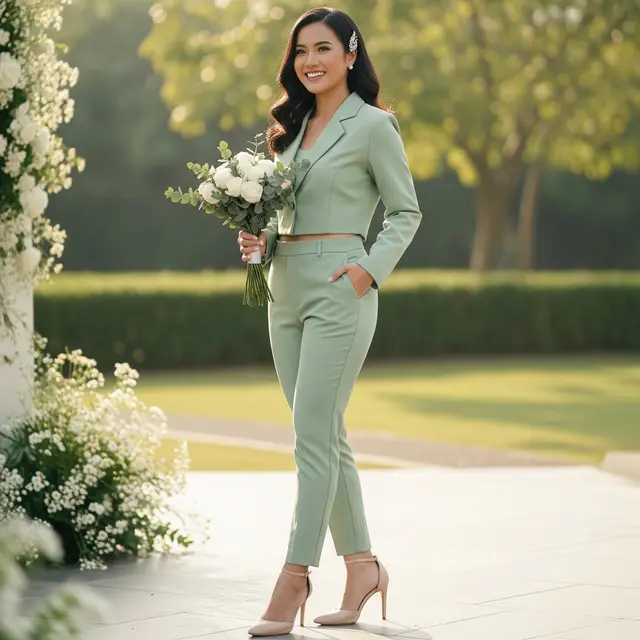 Baju Bridesmaid Celana Panjang