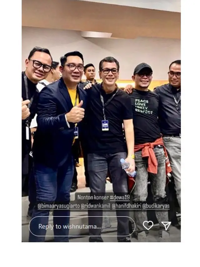 6 Potret Artis dan Pejabat Ikut Nonton Konser Dewa 19 di JIS, Ajang Nostalgia