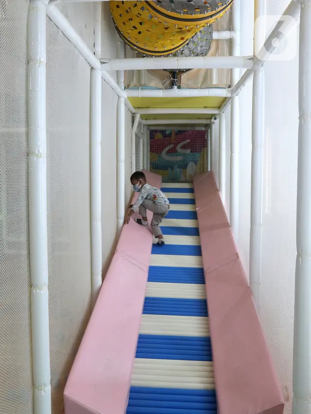 FOTO: Tempat Permainan Anak di Mal Sudah Mulai Beroperasi