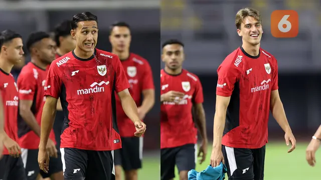 Foto: Siap Debut! Miliano Jonathans dan Mauro Zijlstra Tampak Jalani OT Timnas Indonesia Jelang Lawan Chinese Taipei