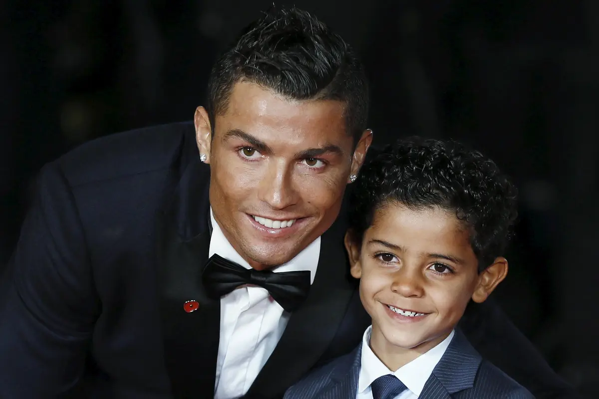 Cristiano Ronaldo dan Cristiano Jr.