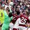 Gol West Ham ke gawang Arsenal dianulir wasit. (Dok. X/The Touchline)