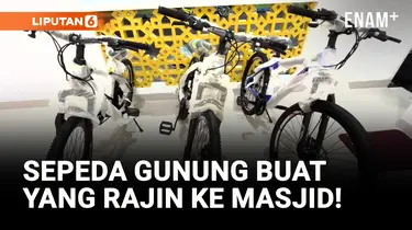 VIDEO: Demi Menarik Anak-anak, Masjid di Surabaya Berikan Hadiah Sepeda Gunung