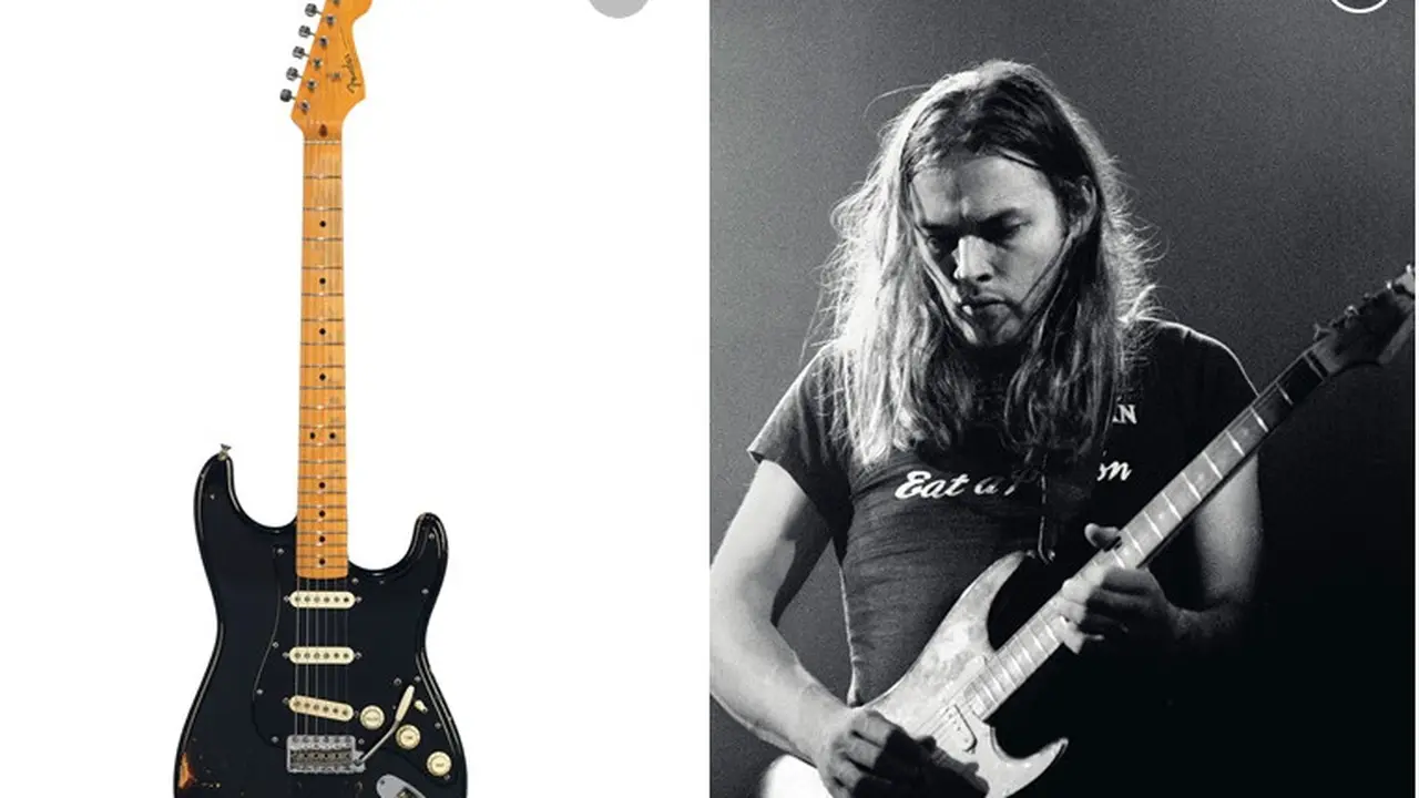 David Gilmour melelang gitar legendaris The Black Strat