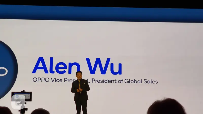 VP sekaligus President of Global Sales Oppo Alen Wu