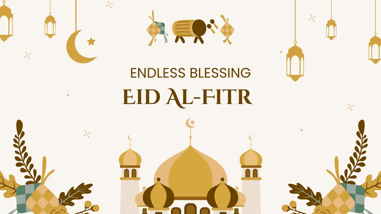 Ilustrasi lebaran Idulfitri