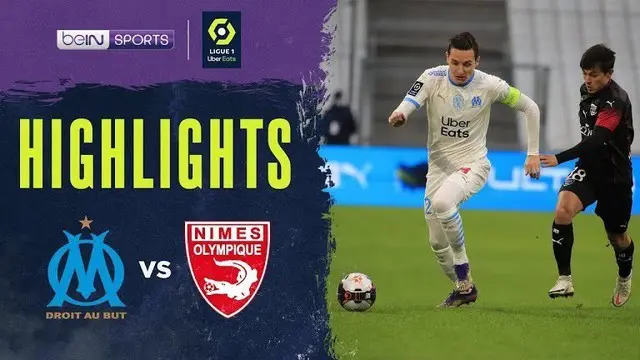 VIDEO: Highlights Liga Prancis, Marseille Dikalahkan Nimes 1-2