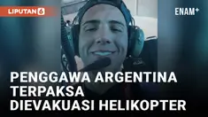 Selebrasi Perayaan Juara Piala Dunia Kelewat Ramai, Timnas Argentina Dievakuasi Helikopter